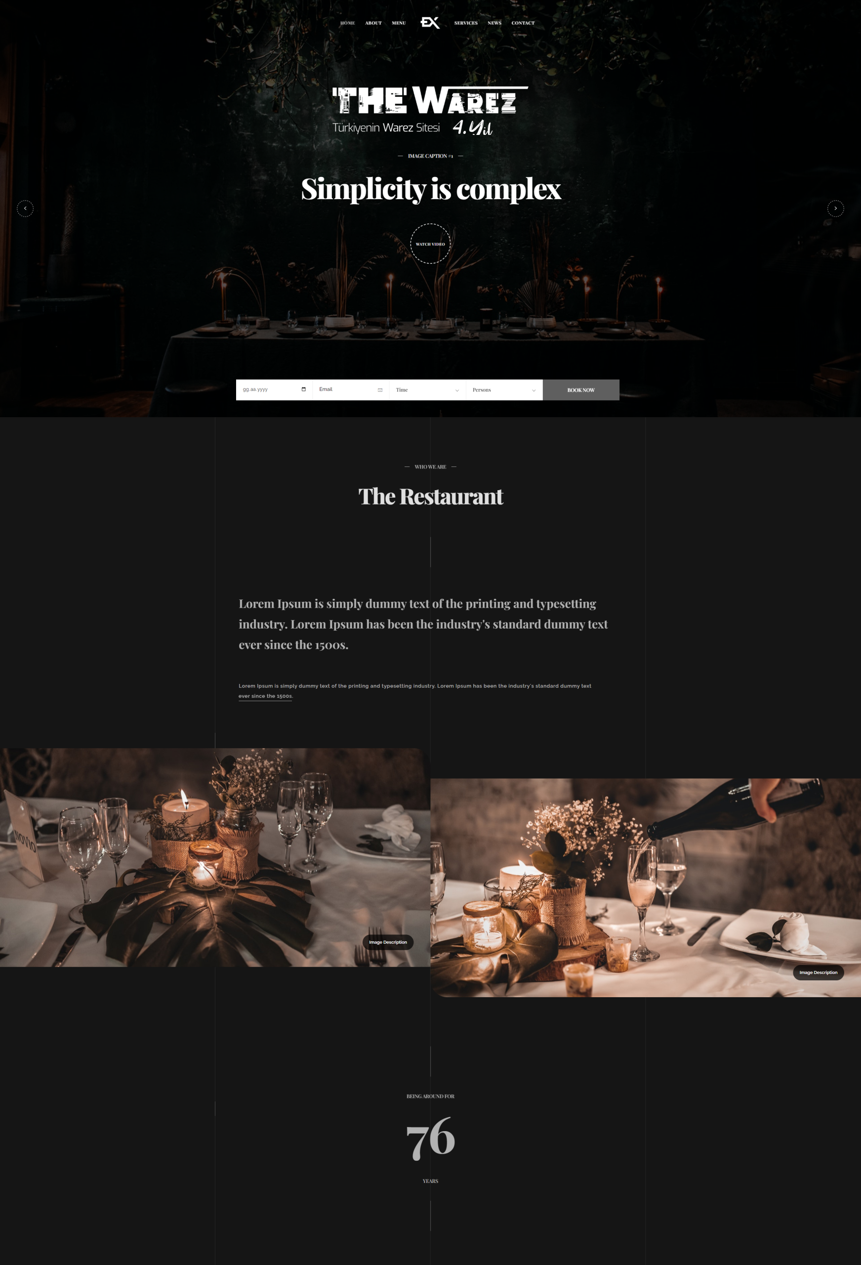Wordpress Restoran Teması İndir Full 2022