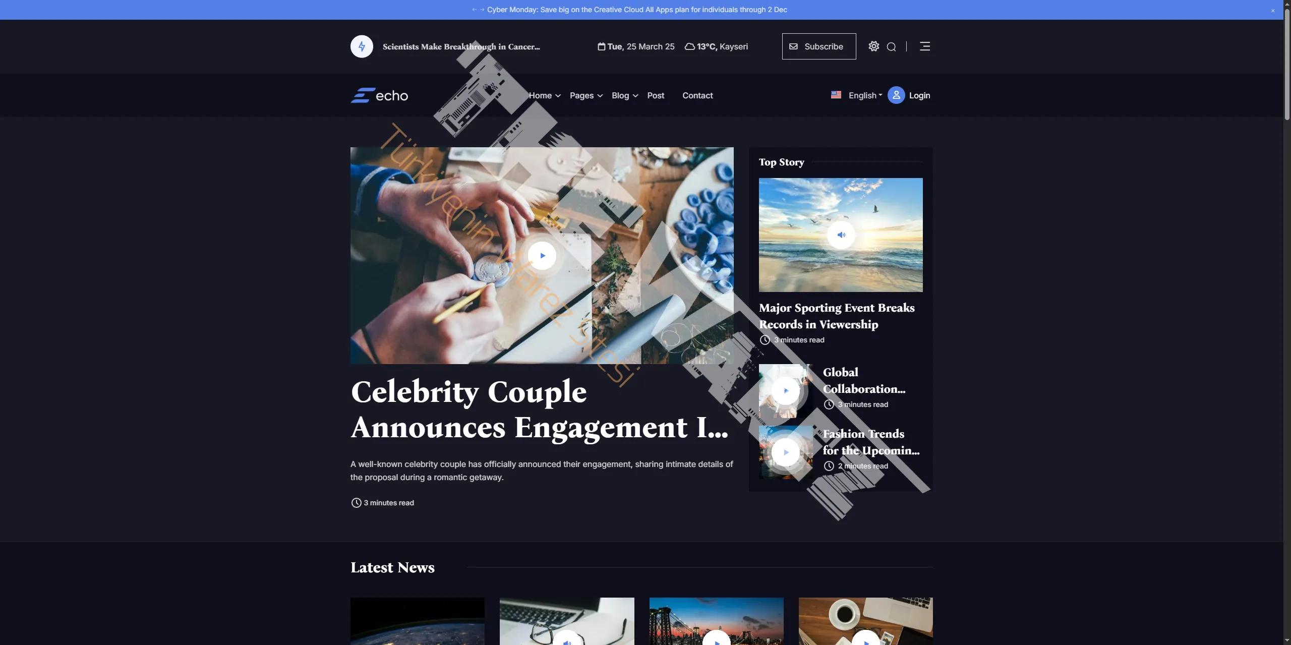 Haber ve Magazin Scripti İndir