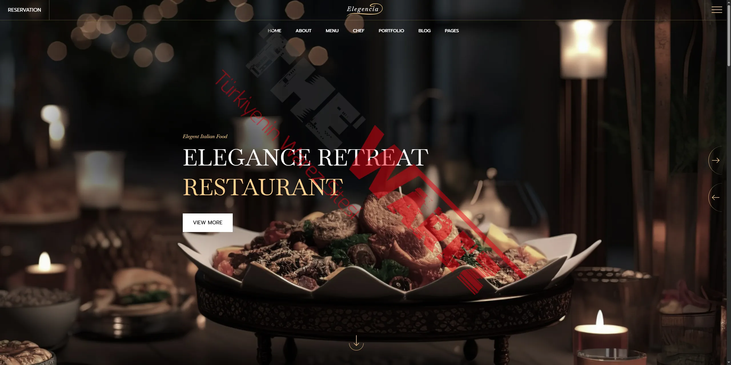 Restaurant HTML5 Tema İndir