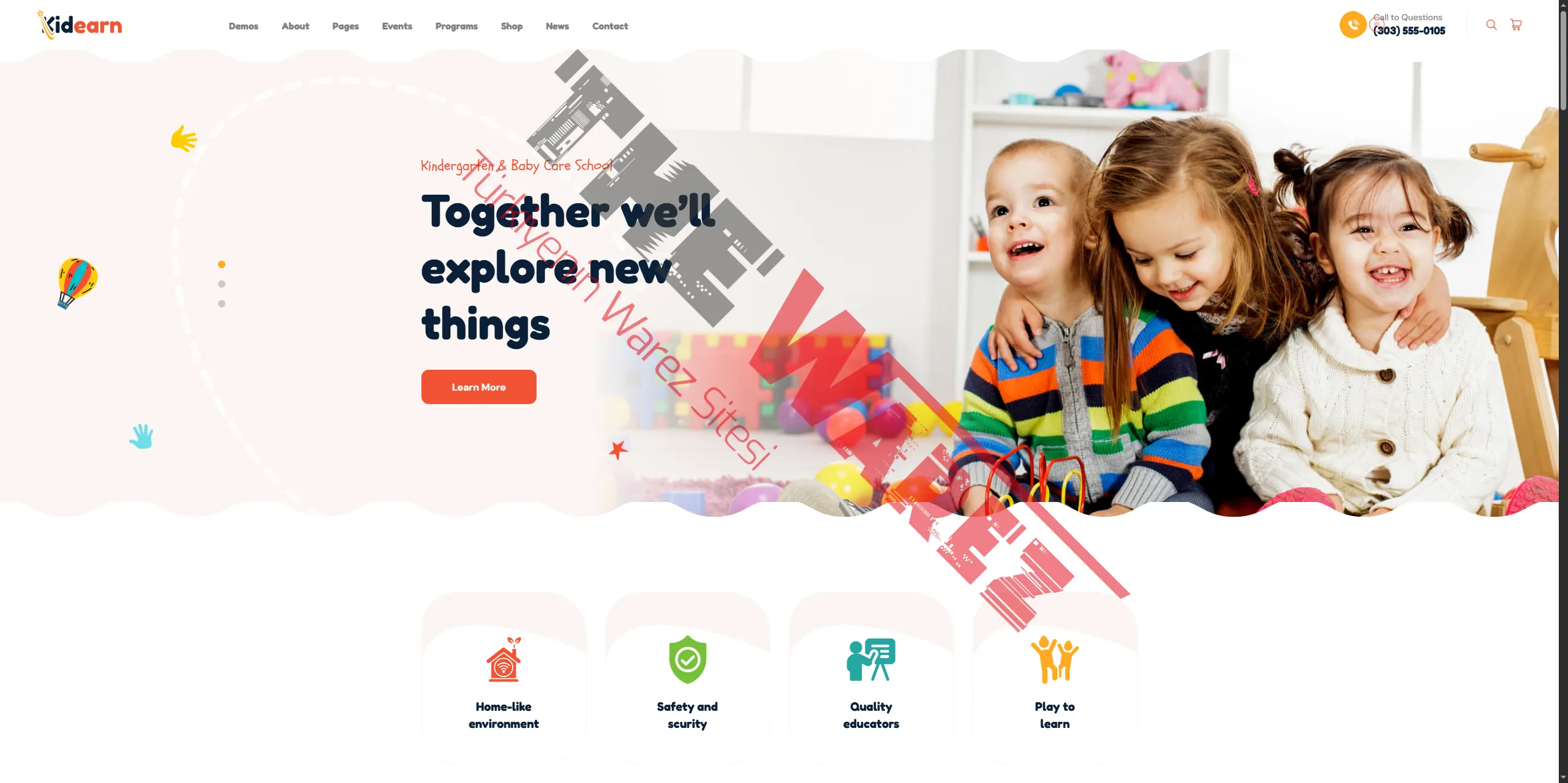 WordPress Kreş Teması İndir 2025