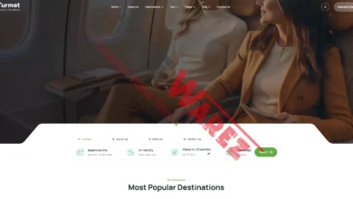 Seyahat ve Tur Acentesi HTML Tema İndir