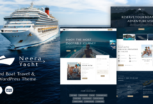 Yat ve Tekne Kiralama WordPress Teması